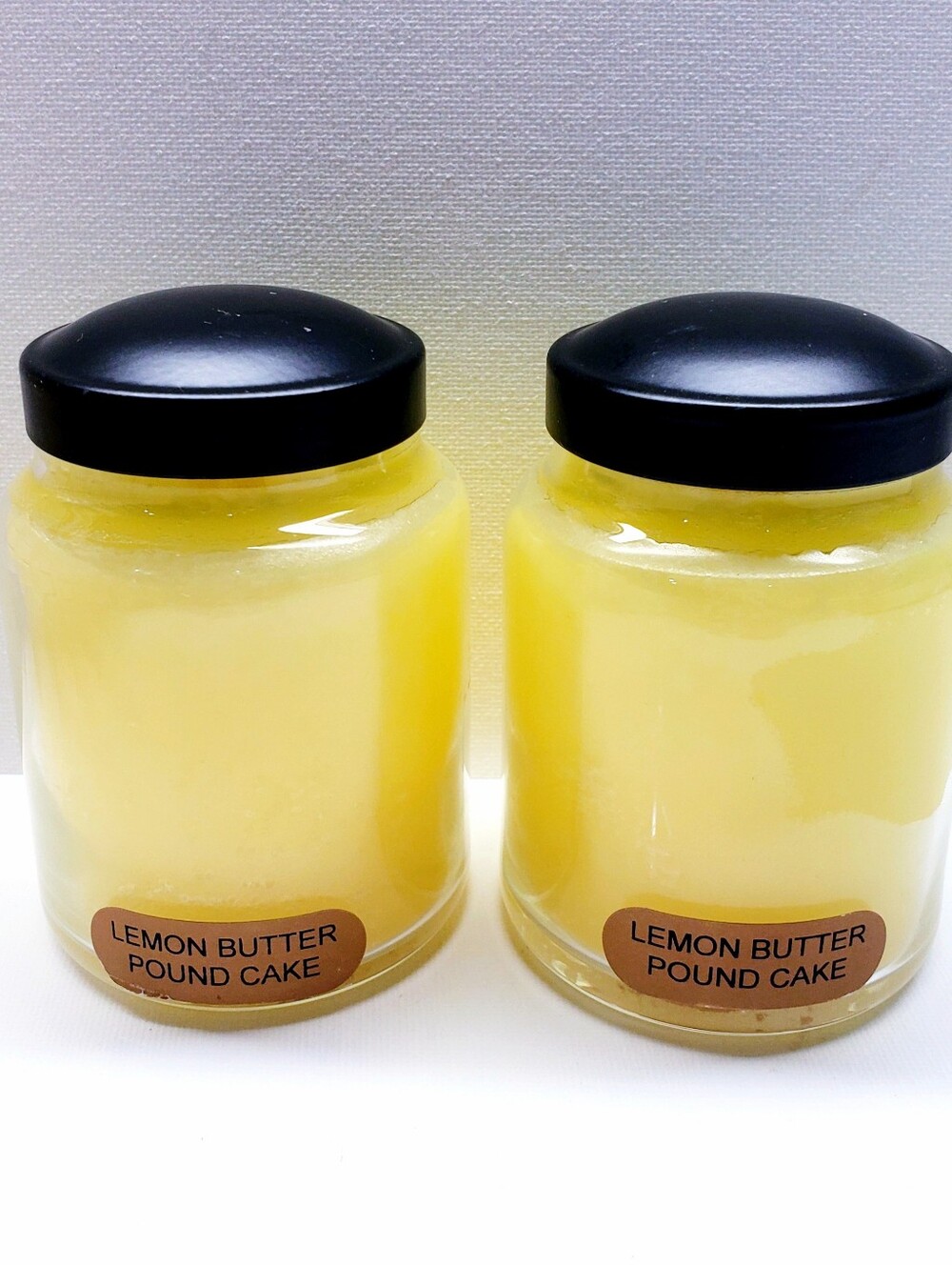 LEMON BUTTER POUND CAKE -A Cheerful Giver Baby Jar Single Wick Candle, 6 oz (2)
